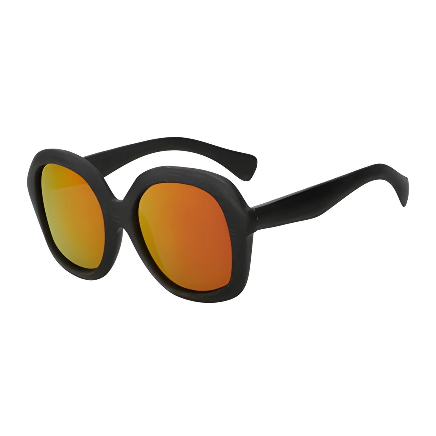 The Alien (Black Wood with Orange Lenses)