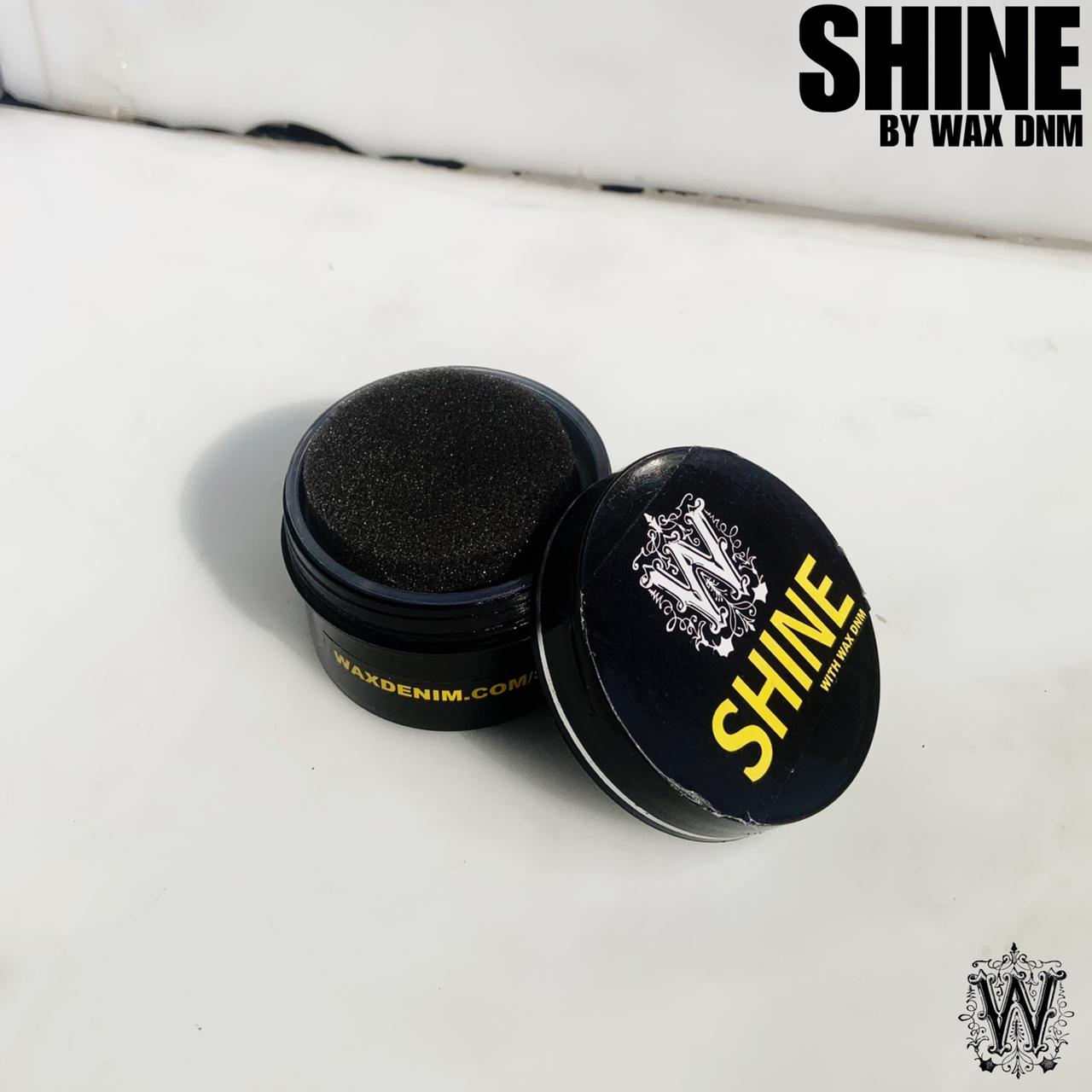 SHINE Black Shoe Wax.