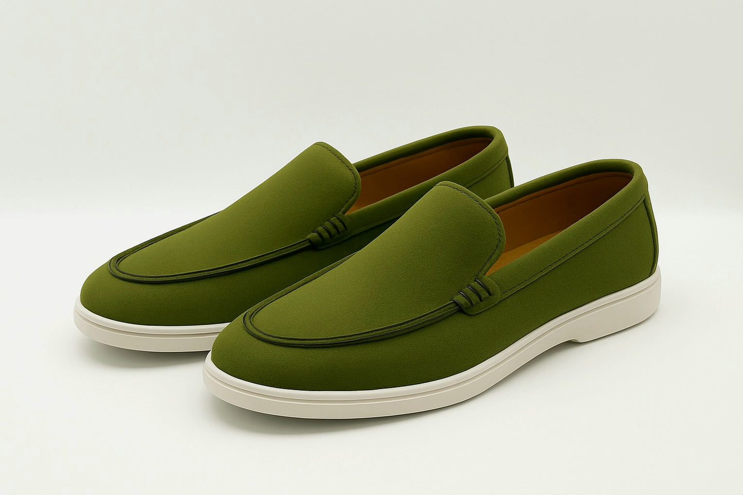 The Green Yacht Loafers