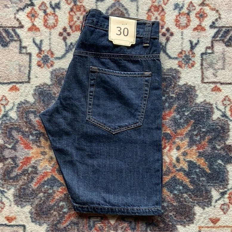 Dark Blue Jeans Shorts.