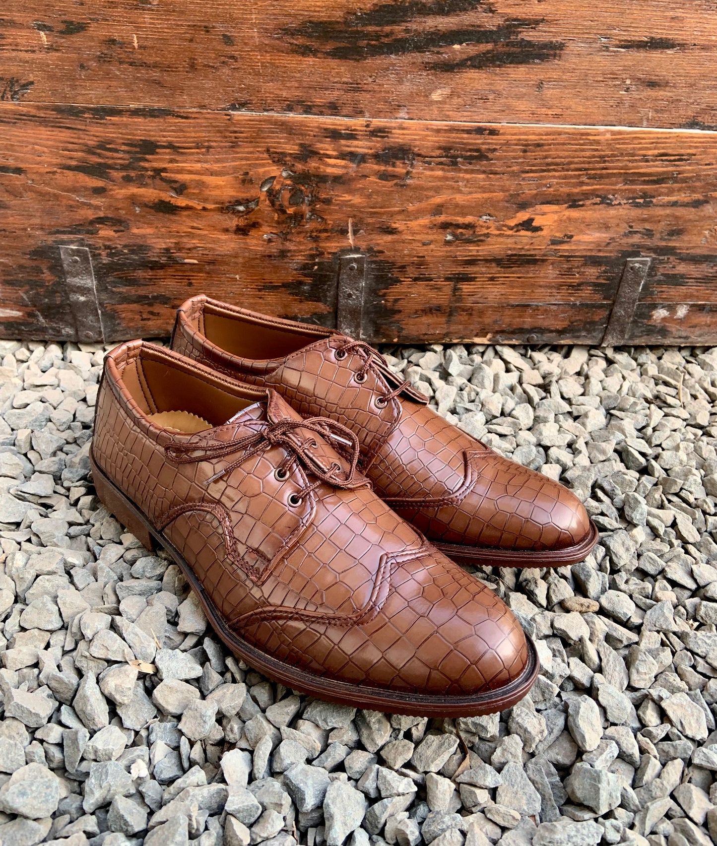 The Croc Lace Up Brogue