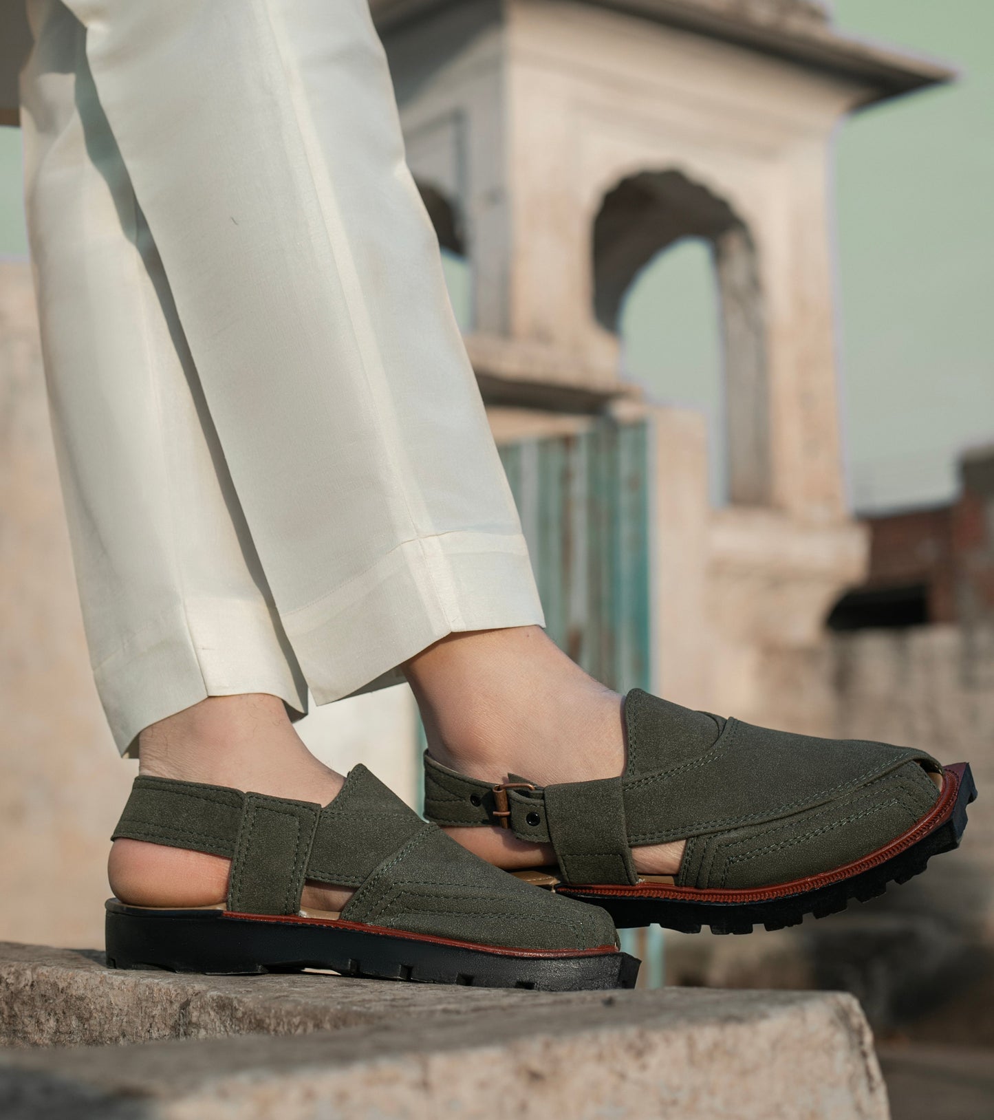 The Regal Sandals Green.