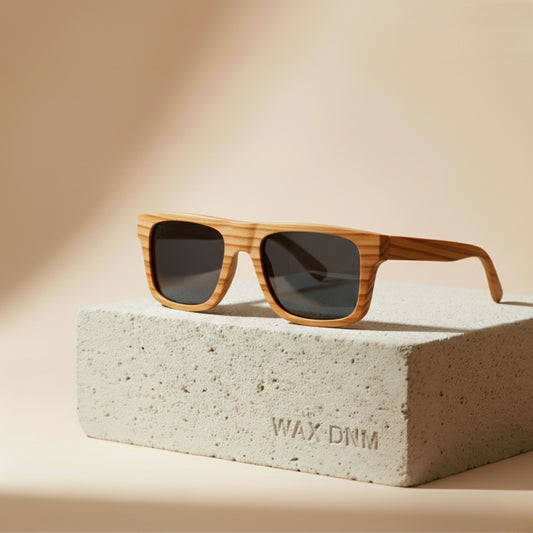 The Pilot (Stained Wood with Black Lenses)