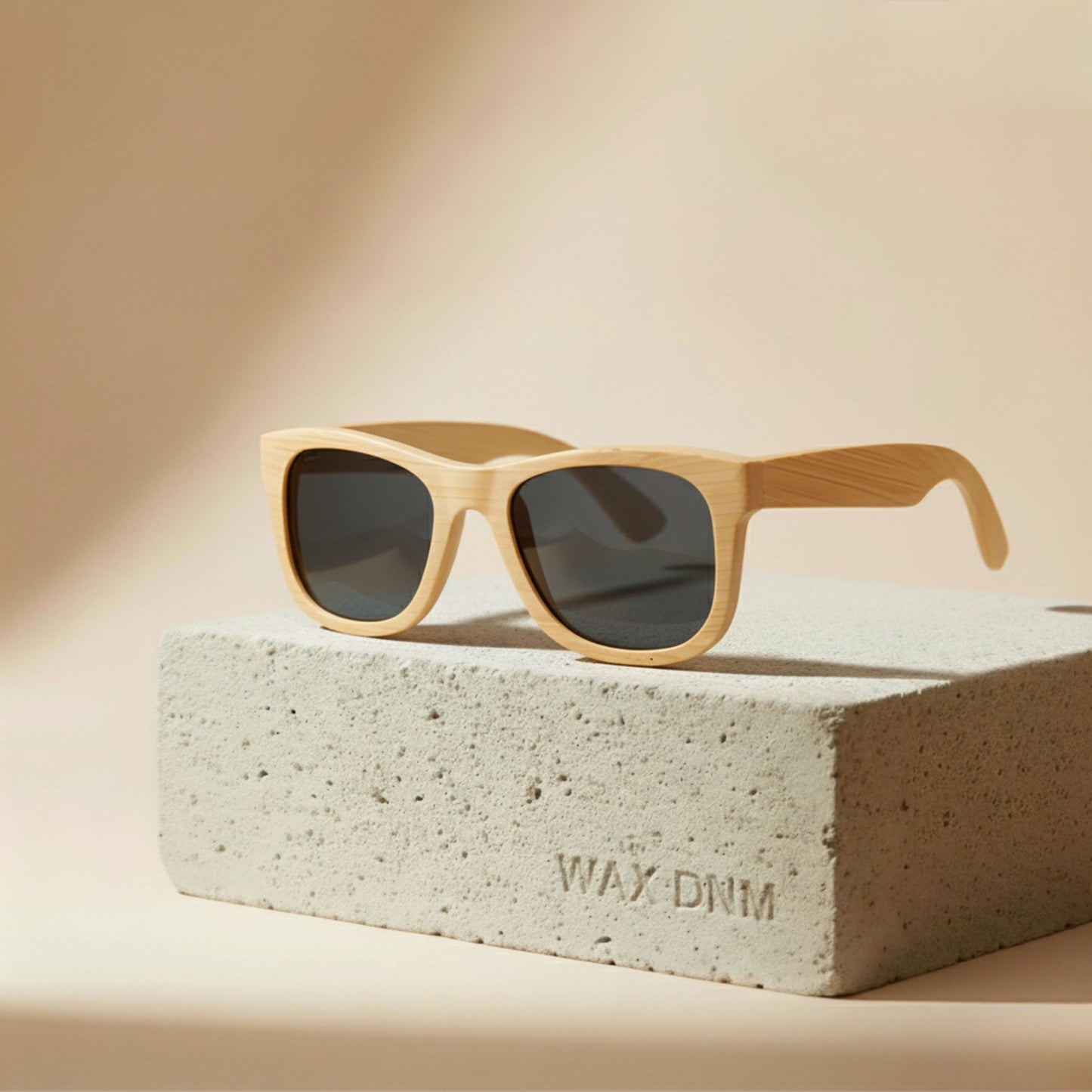The Classic (Natural Wood with Black Lenses)