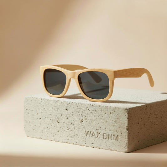 The Classic (Natural Wood with Black Lenses)