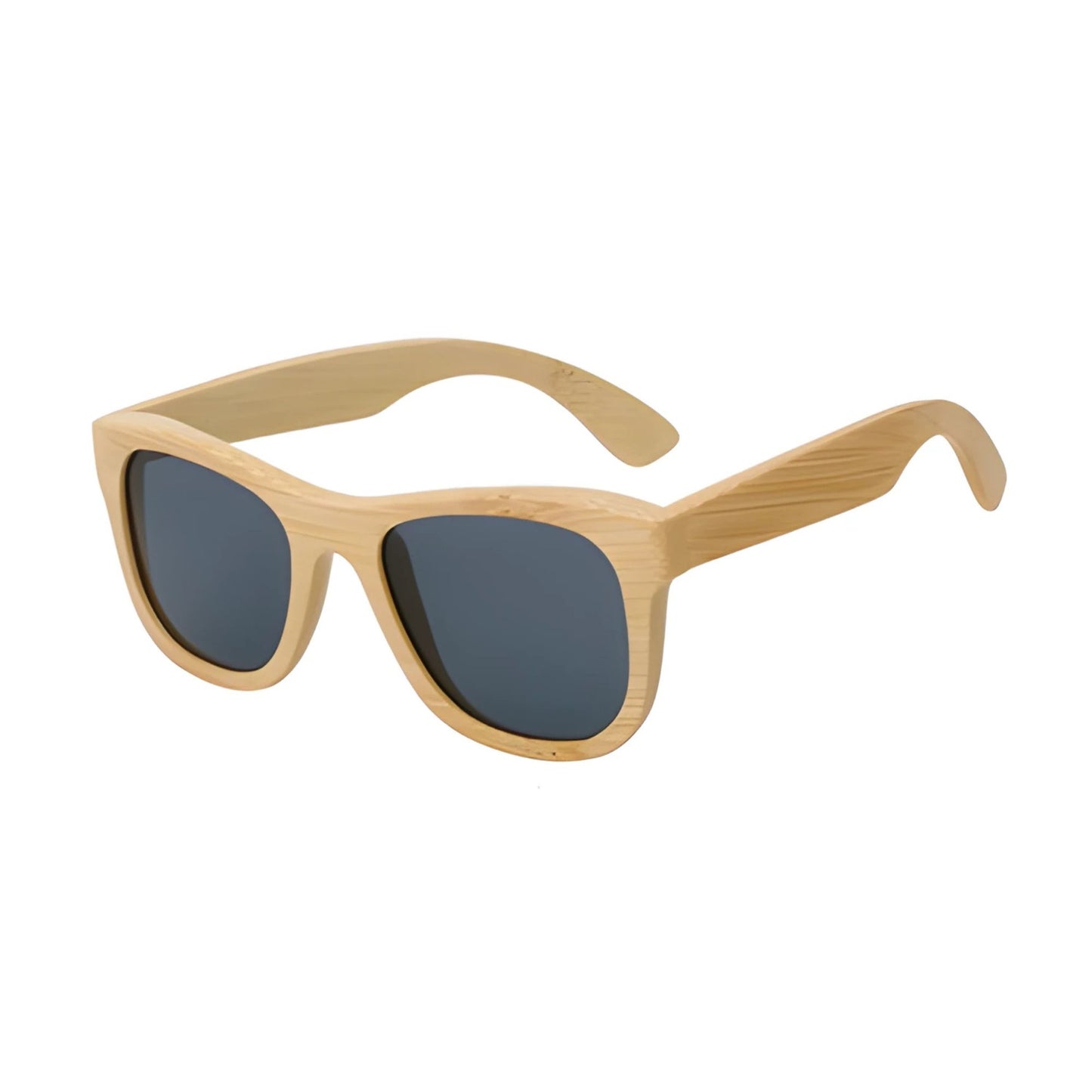 The Classic (Natural Wood with Black Lenses)