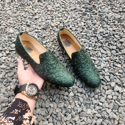 The Ethnic Loafers Green.