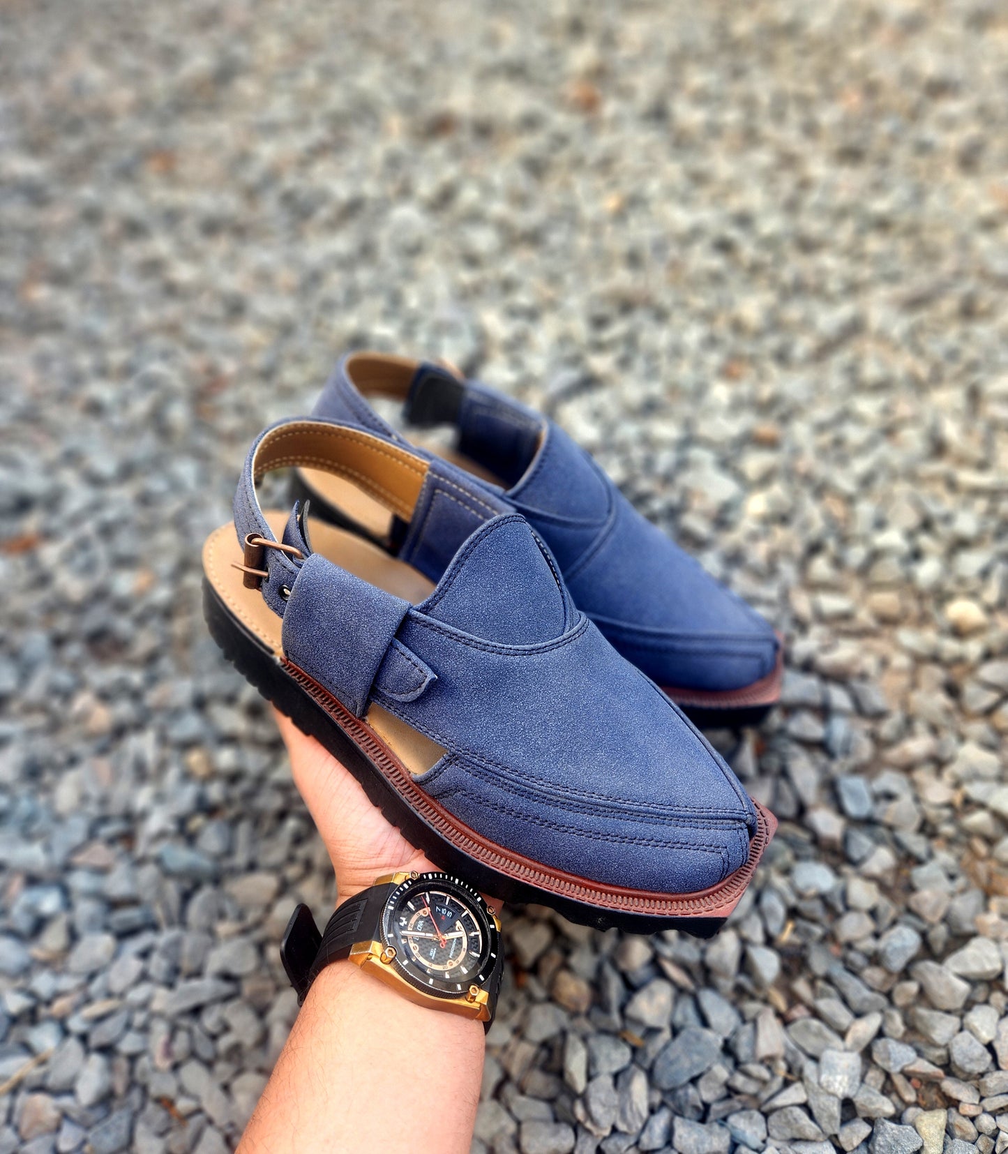 The Regal Sandals Blue
