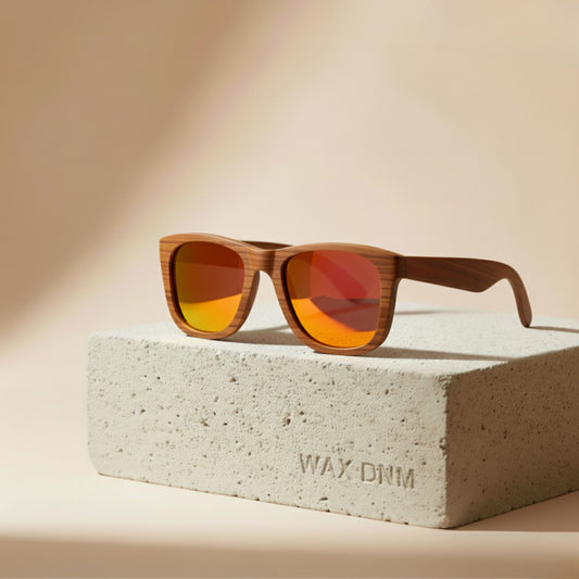 The Amazon (Dark Wood with Red Lenses)