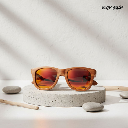 The Amazon (Dark Wood with Red Lenses)