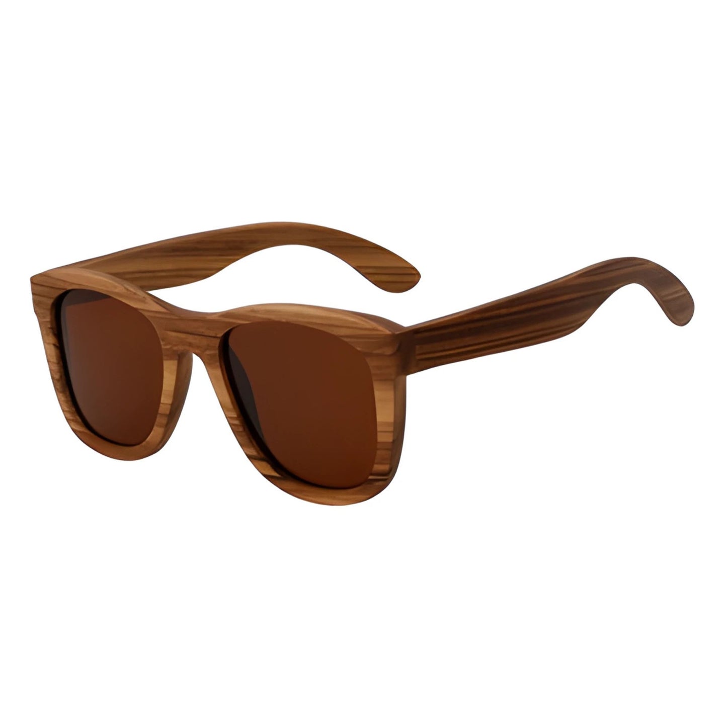 The Amazon (Dark Wood with Brown Lenses)