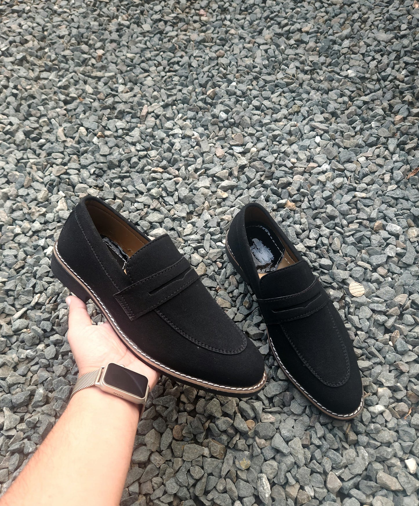 The Black Suede Loafer