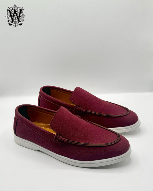 The Maroon Yacht Loafers