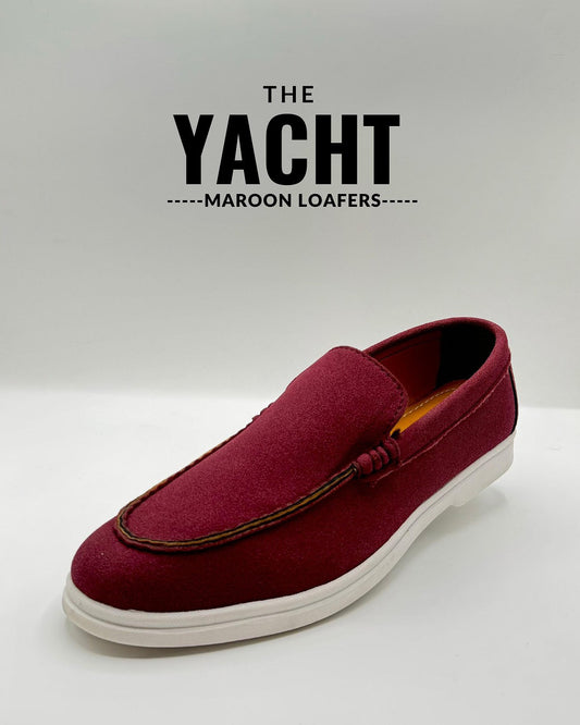 The Maroon Yacht Loafers