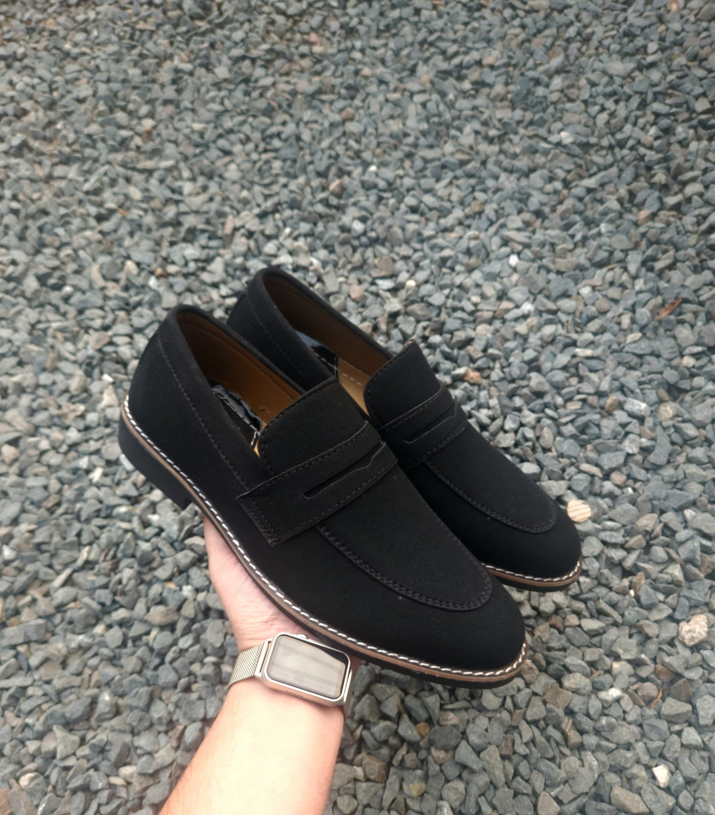 The Black Suede Loafer