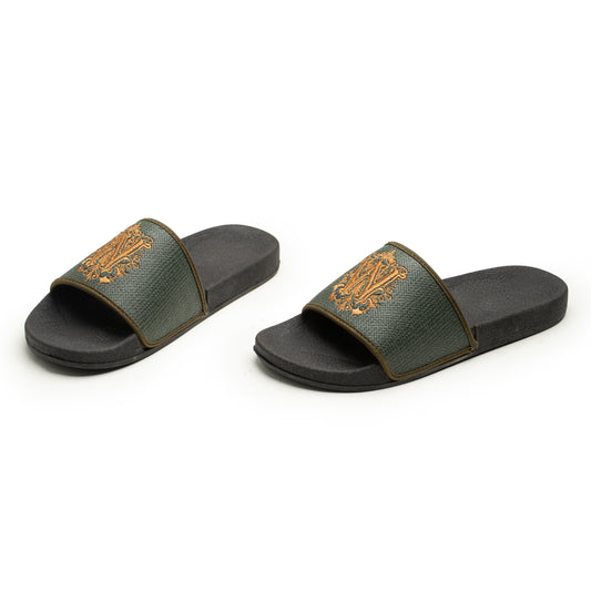 The Wax Crest Slides (Earth Green)
