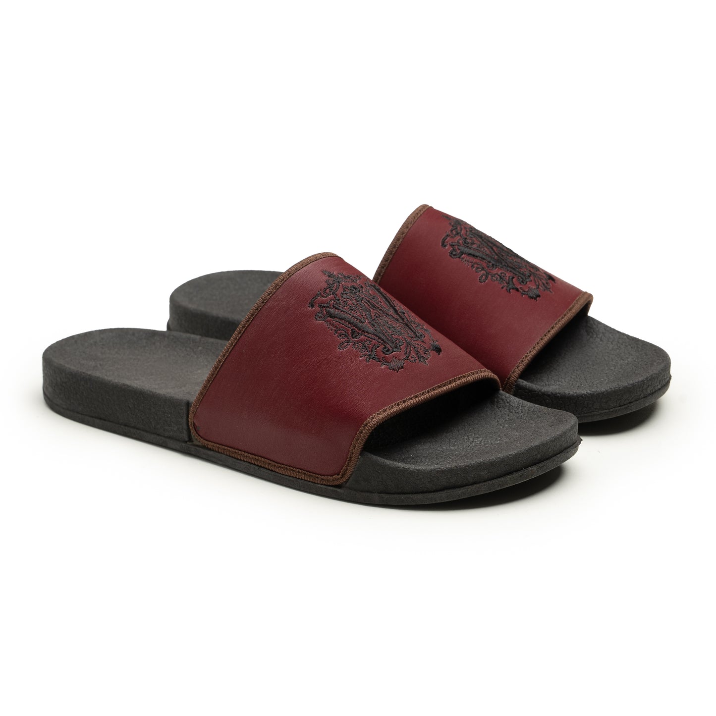 The Wax Crest Slides (Maroon)