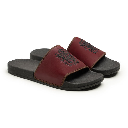 The Wax Crest Slides (Maroon)