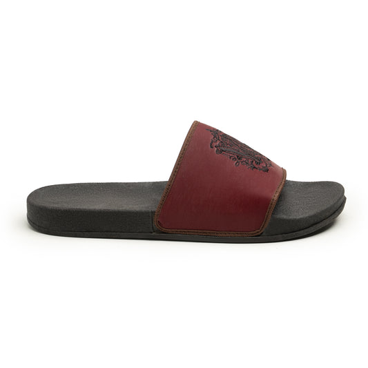The Wax Crest Slides (Maroon)