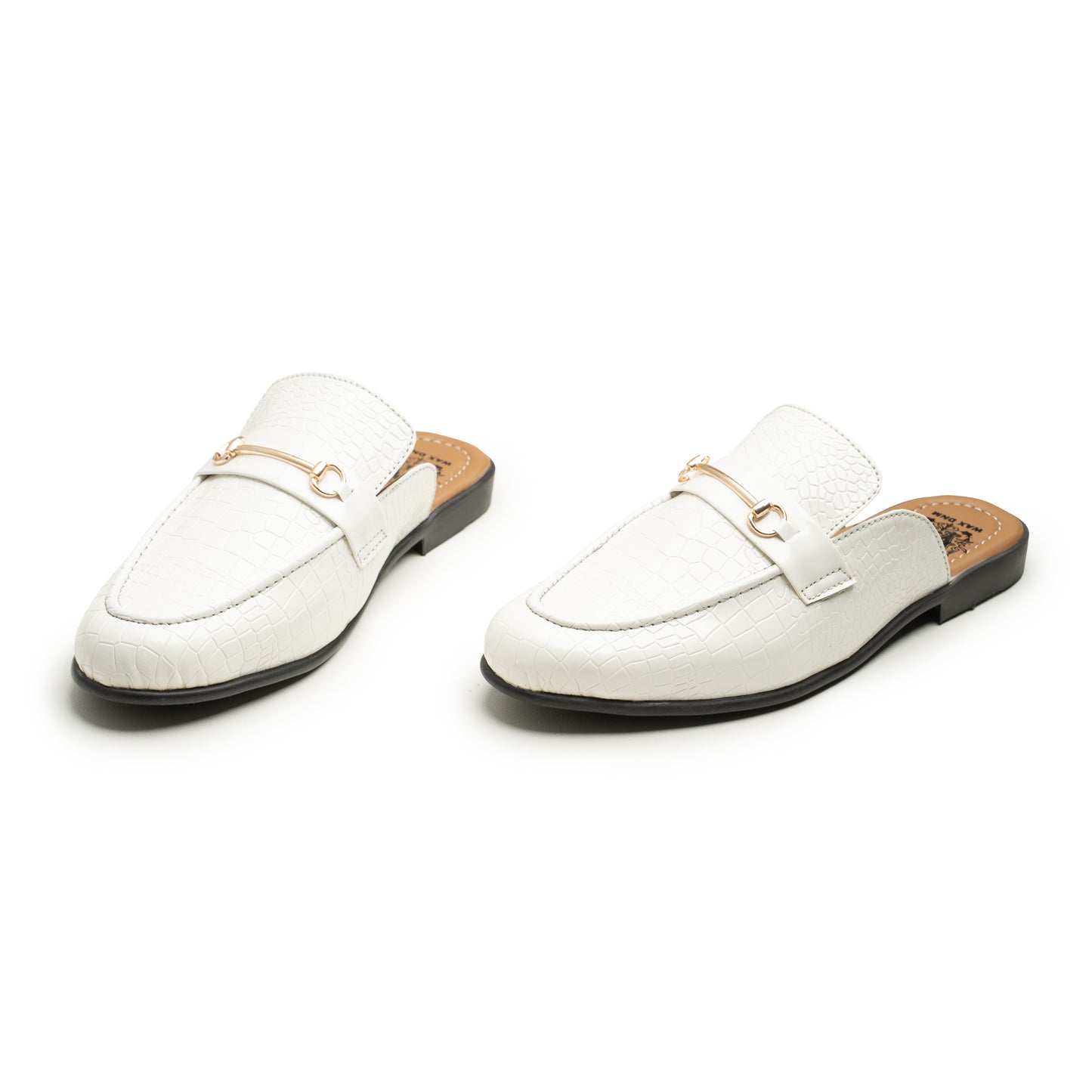The Croc Mules (White)