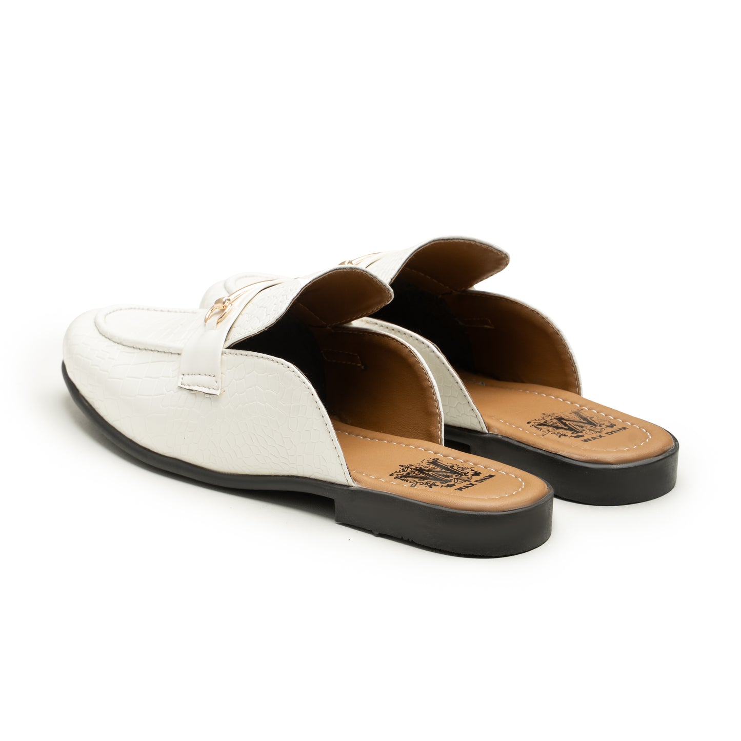 The Croc Mules (White)