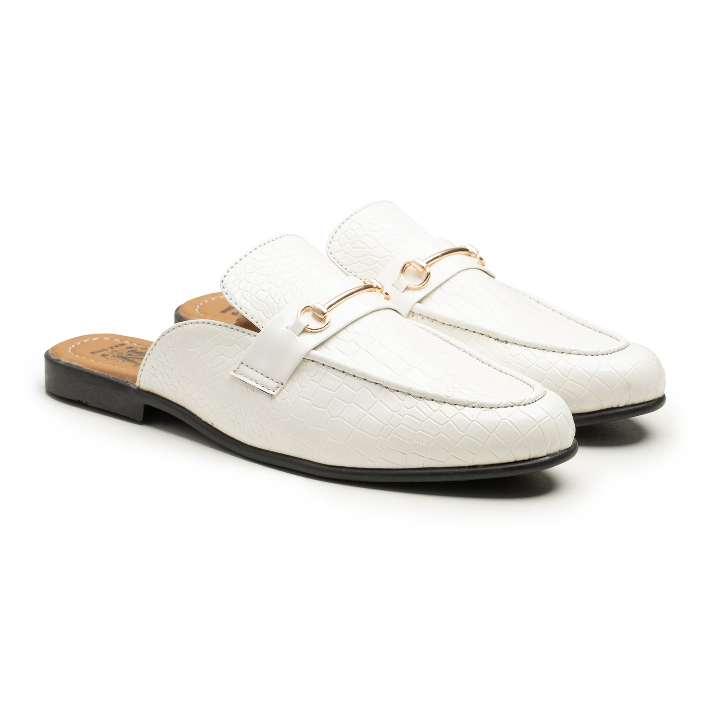 The Croc Mules (White)