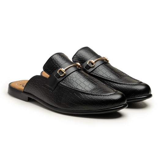 The Croc Mules (Black)