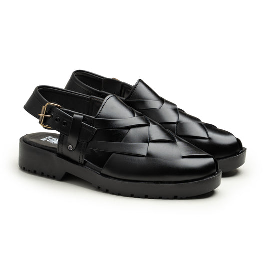 The Marrakesh Sandals (Black)