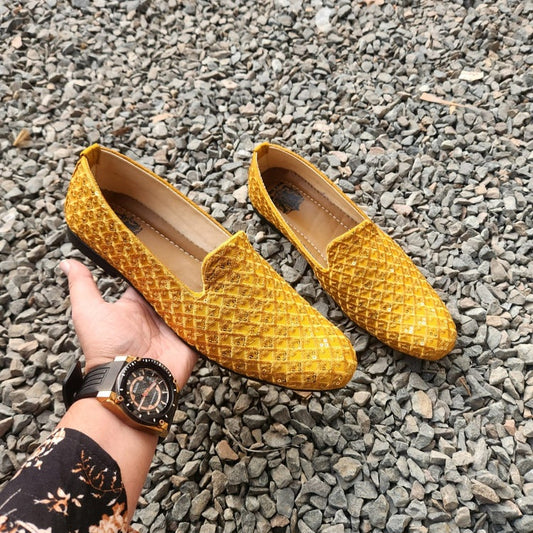 The Ethnic Loafers Yellow.