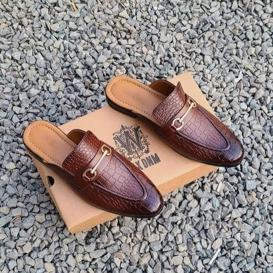 The Croc Mules Brown