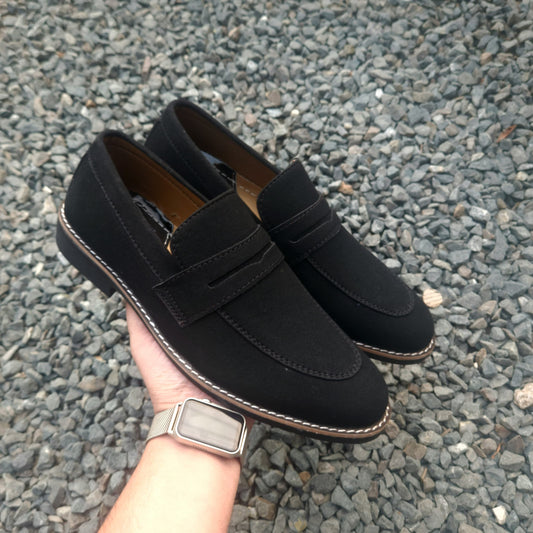 The Black Suede Loafer