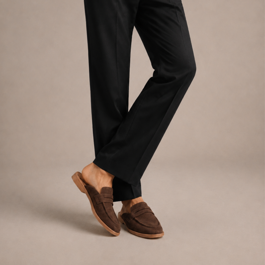 The Suede Mule (Brown)