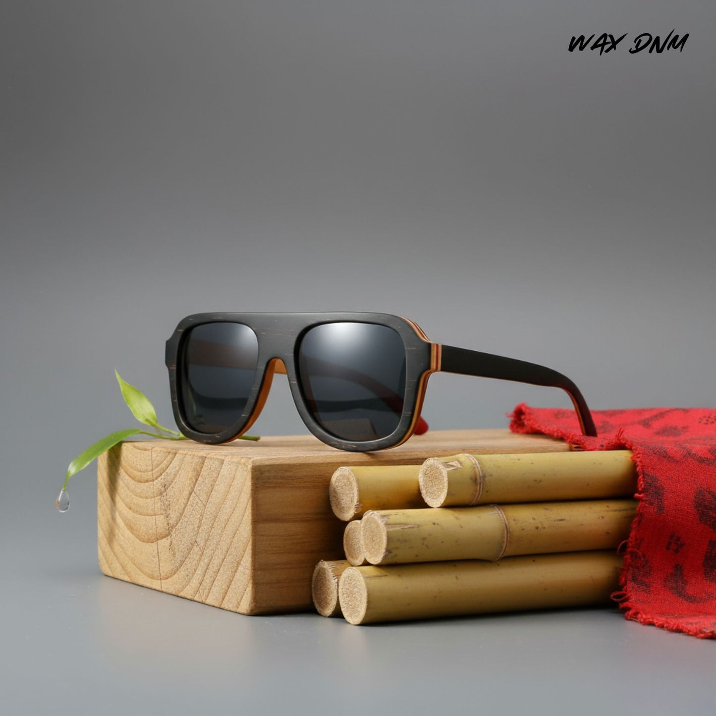 The Racer (Black Wood with Black Lenses)