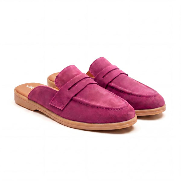 The Suede Mule (Pink)