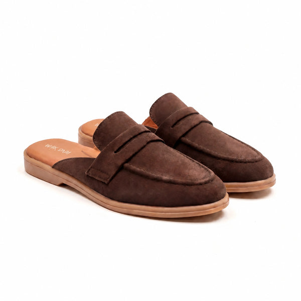 The Suede Mule (Brown)
