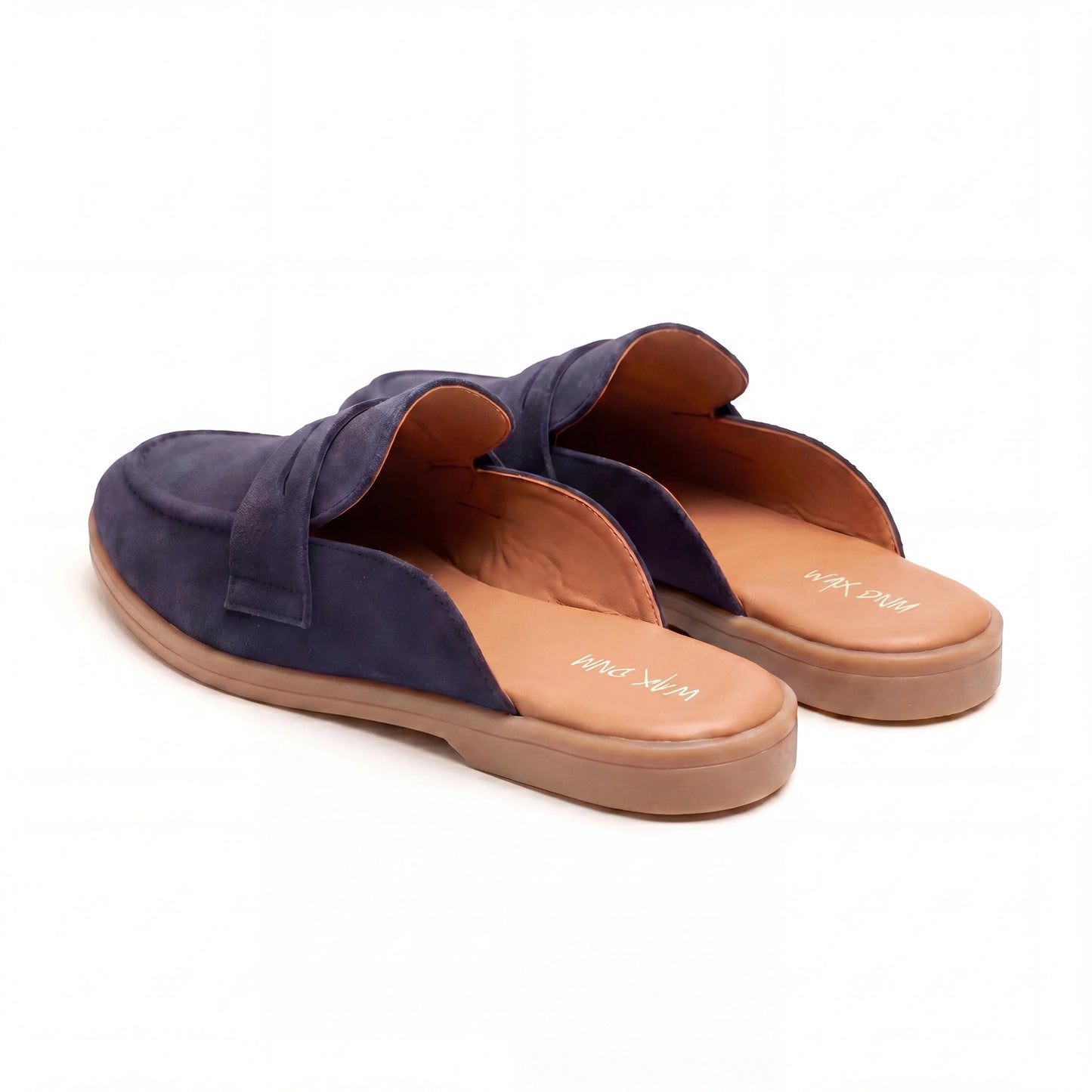 The Suede Mule (Blue)