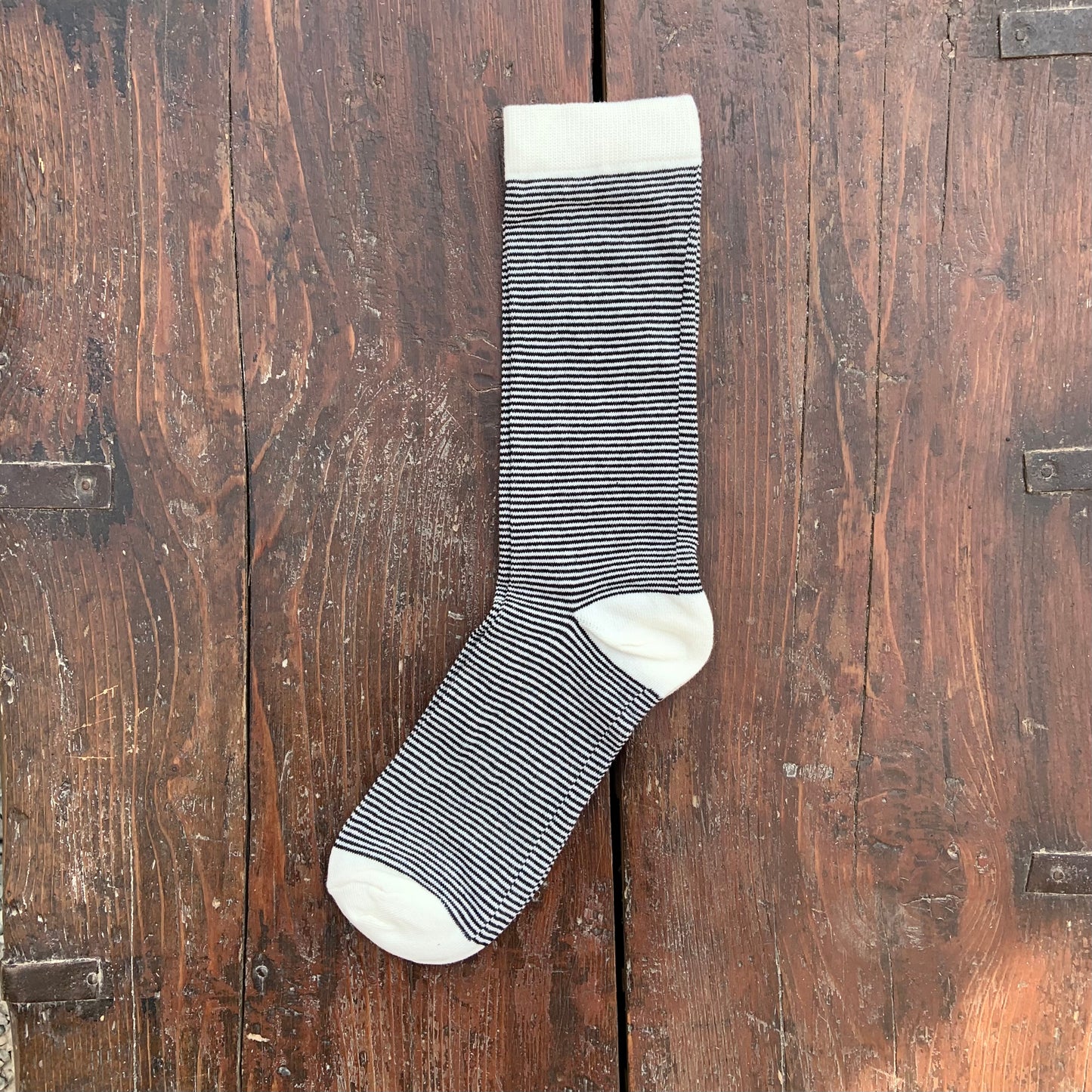 Pin Striped Socks.