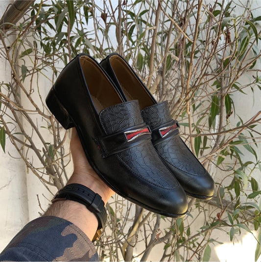 Redtop Black Loafers.